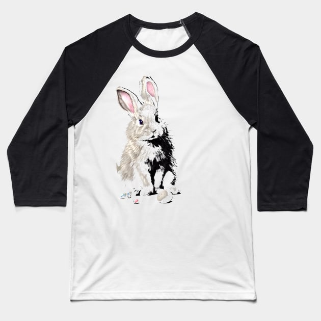 Bunny Bun Gifts Baseball T-Shirt by Poshosi